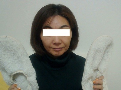 くろちゃん私物の室内用スリッパ＆マスク3枚