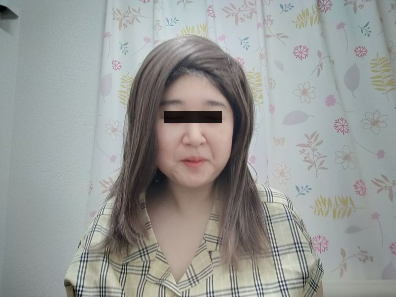 ◆美人妻あかねさんチェック柄トップスとスカート