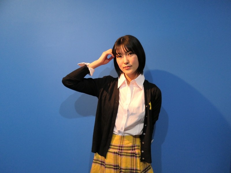 蒼ちゃんが撮影会で着用した制服のコスプレ衣装&パンツ