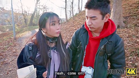 Buxom Japanese Fucked While Cuckold Watches - Pov