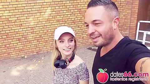 Risky Public Sex: Hot Teen 18+ Students 18+