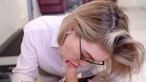 Sexy Skinny Blonde Teacher Fucked Hard