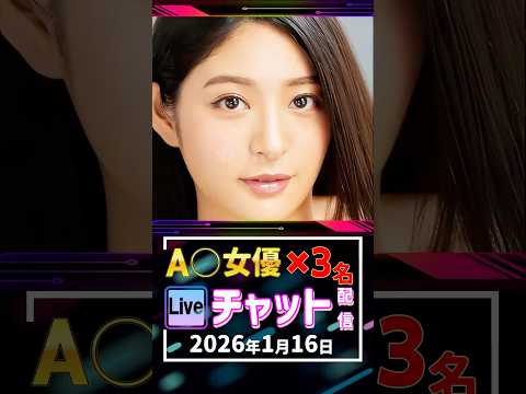 1/16(金)【A〇女優3名】生ライブチャット 配信スケジュール サムネイル